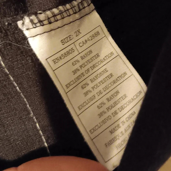 Cubavera Men's Embroidered-Panel Button Down Shirt - Picture 4 of 5